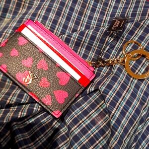 NWT AUTHENTIC VICTORIA SECRET CREDIT CARD HOLDER FOB KEY 🔑 CHAIN 💝